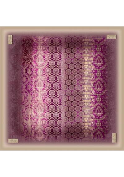 La Boutique 2486-02 Sura İpek 90x90 Karışık