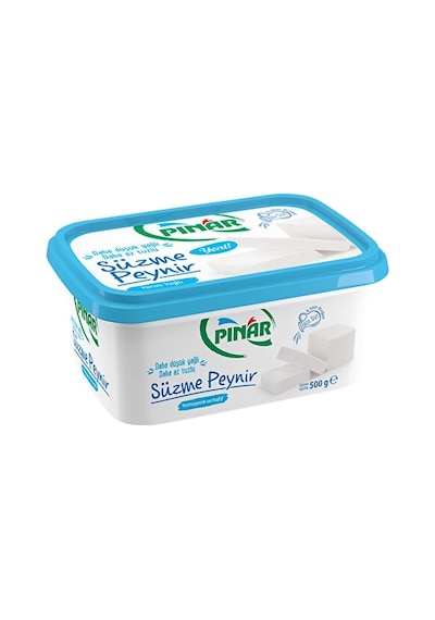 Pınar Az Yağlı Az Tuzlu Süzme Peynir 500 G X 2 Adet - Hafif Ve Lezzet