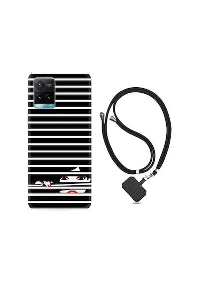 Vivo Y21 Kılıf Boyun Askılı Light My Fire 1366