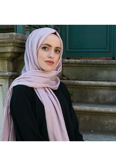 Hediyelik Seccade Pembe Şal Ve 99 İnci Tesbih Çok Renkli