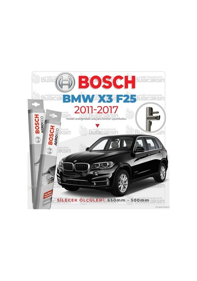 Bmw X3 F25 Muz Silecek Takımı 2011-2017 Bosch Aeroeco