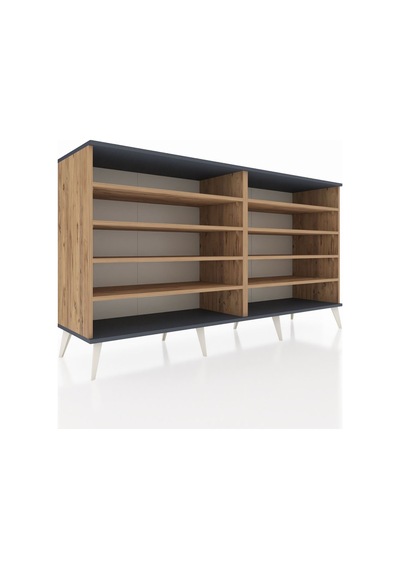 Hyperion Konsol 8 Raflı 176x44x99 Çam-antrasit/çam Çam-antrasit/çam Hyperion Konsol 8 Raflı 176x44x99 Çam-antrasit/çam Çam-antrasit/çam