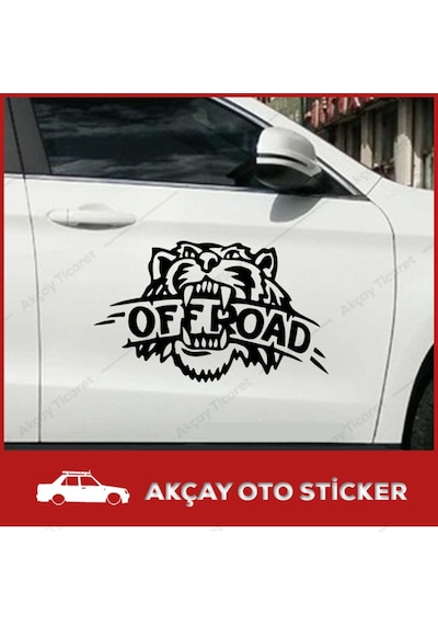 Tiger Off Road Sticker Oto Sticker Araba Sticker Araç Sticker (531146531)