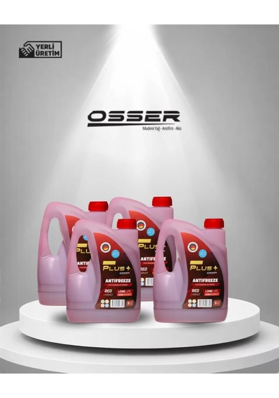 Osser Power Plus Antifriz 4 Adet 3 Lt Kırmızı -42 Derece