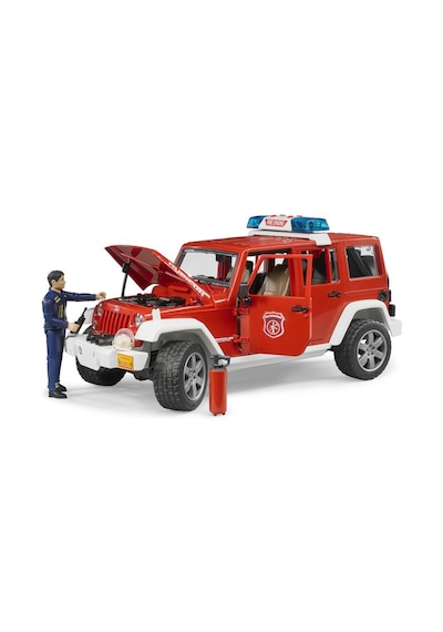 Bruder Jeep Wrangler Rubicon İtfaiye Ve İtfaiyeci Br02528