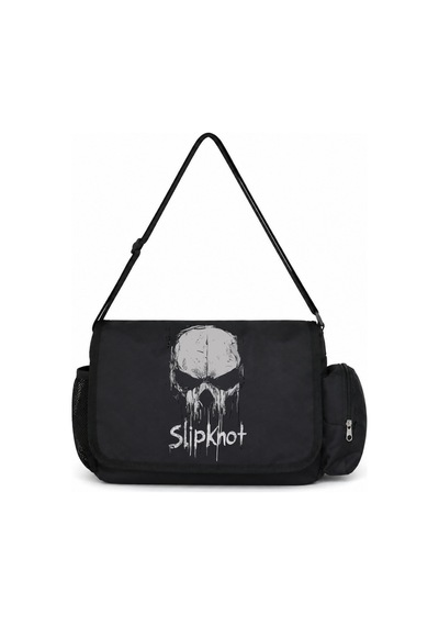 Sevbano Slipknot Rock Metal Müzik Grubu Baskılı Unisex Okul, Spor, Ofis Ç Siyah