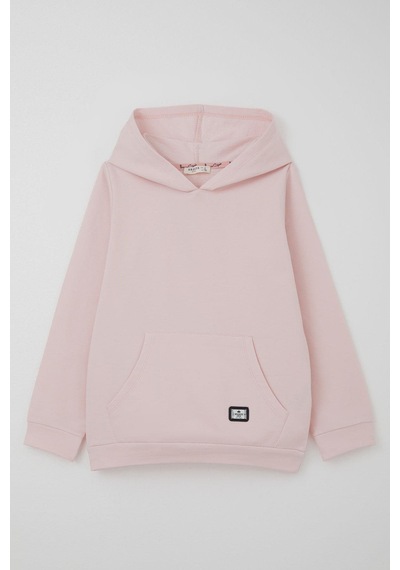 Breeze Kız Çocuk Sweatshirt Kanguru Cepli Armalı 4-8 Yaş, Pembe Pembe Breeze Kız Çocuk Sweatshirt Kanguru Cepli Armalı 4-8 Yaş, Pembe Pembe