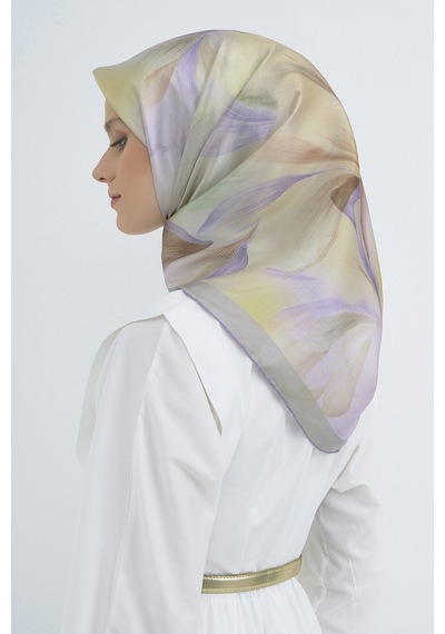 Armine Saf İpek Sura Eşarp-2026 İlkbahar-yaz- 951900d Lila