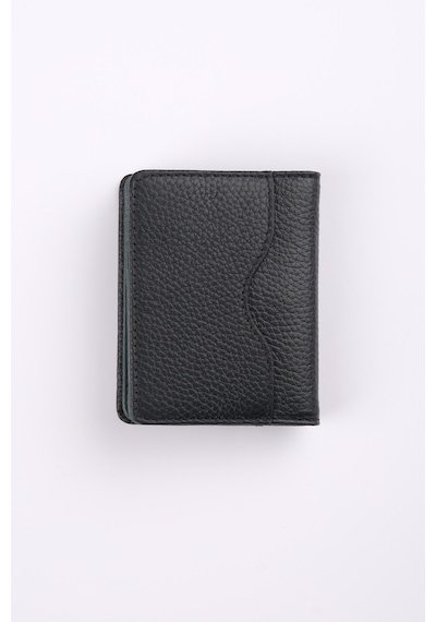 Ancora Leather Hakiki Deri Kartlık-26207 Siyah - Yeşil