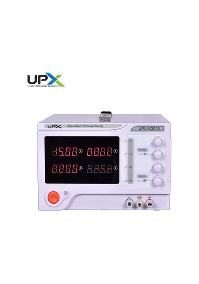 Upx K3030 0-30v 0-30a 10mv 10ma Tek Çıkışlı Dc Ayarlı Güç Kaynağı
