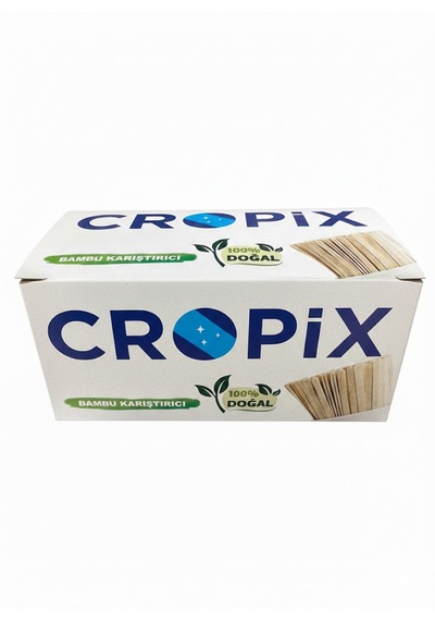 Cropix Tahta Karıştırıcı, 400 Adet, 11 Cm, Bambu Karıştırıcı, Kokusuz