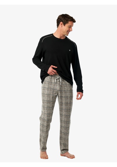 Blackspade Erkek Termal Pijama Takımı 40985 - Siyah