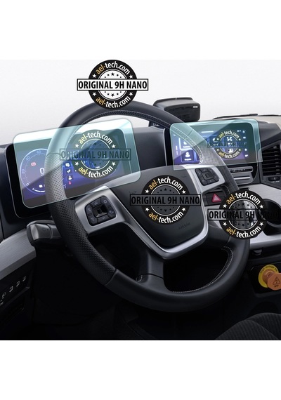 Mercedes Actros Uyumlu Dijital Gösterge Ve Navigasyon 9h Nano Ekran Koruyucu 2 Li Set 2025-2026