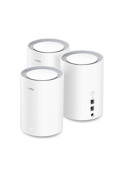 Cudy M1800 Ax1800 Dual Band Ev Ofis Tipi Mesh Router 3-lü Paket