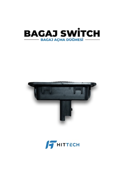 Renault Clio 3, Megane 3 ve Fluence Uyumlu Bagaj Açma Düğmesi Butonu Switch OEM 8200385515