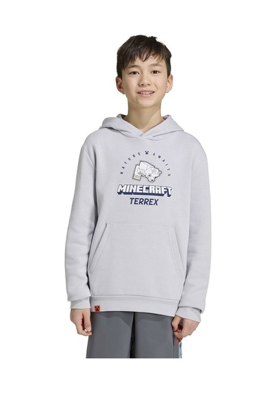 Adidas Çocuk Sweatshirt K Mc Mt Hoodıe Kd8750 Gri