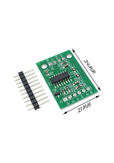 Hx711 Çift Kanal Ağırlık Sensör Modülü Basınç Tartı Load Cell 24bit Adc 128x Kazanç Pga Yükseltici