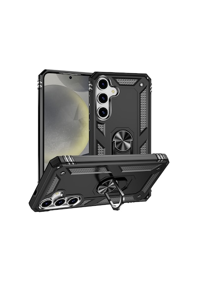 Zore Galaxy Uyumlu S25 Plus Kılıf Vega Kapak - Siyah Siyah