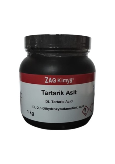 Zag Kimya Tartarik Asit Anhidrat %99 1 KG