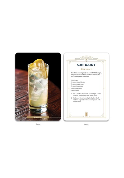 Gin Cocktail Cards A Z: The Ultimate Drink Recipe Dictionary Deck