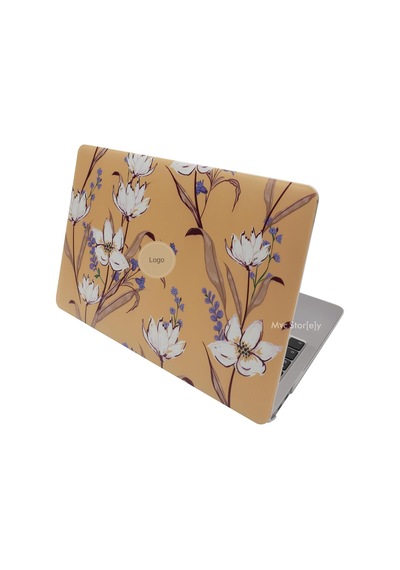 Macbook Pro 16 Kılıf Baskılı Sert Hard Case İnce Hafif Darbe Çizilme Koruma Mat Yüzey Uyumlu Macbook Pro A2141 2019 Sarı 01