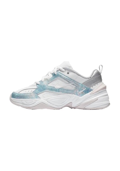 Nike M2k Tekno Leather Unisex Sneaker Hakiki Deri Spor Ayakkabı Beyaz Simli Mavi Yükseklik 4cm Beyaz - Mavi Nike M2k Tekno Leather Unisex Sneaker Hakiki Deri Spor Ayakkabı Beyaz Simli Mavi Yükseklik 4cm Beyaz - Mavi