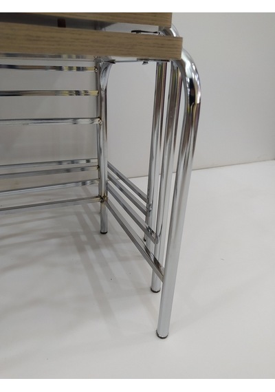 Zigon Sehpa 4'Lü Metal Model Transmisyon Nikelaj Ayak Ahşap Merme (422100091)