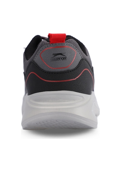 Slazenger GAIN GA Erkek  Koyu Gri - Siyah Koşu & Yürüyüş Spor Ayakkabısı