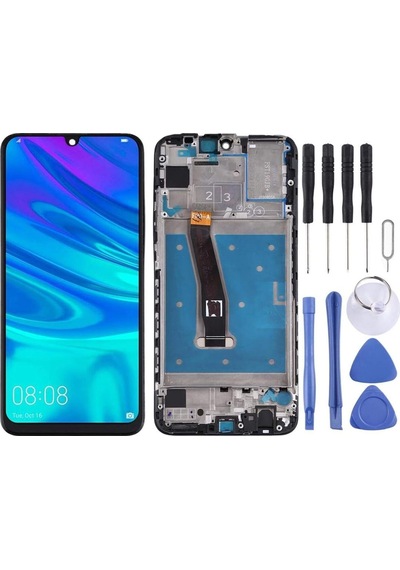 Huawei Uyumlu P Smart 2019 Lcd Ekran Dokunmatik Full Çıtalı Pot-lx1
