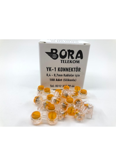 Ek Boncuğu Yak 1 Konnektör ( 1Kt 100 Lü ( Ürün Adınıza Faturalı )