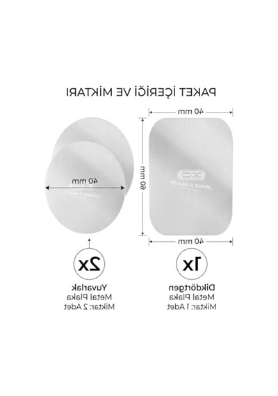 Mıknatıslı Araç Tutucu İçin Metal Plaka, Universal Kullanım Ve Pratik Tasarım