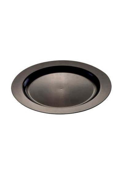 Plastik Siyah Tabak 19 Cm - 10 Adet N11.1013