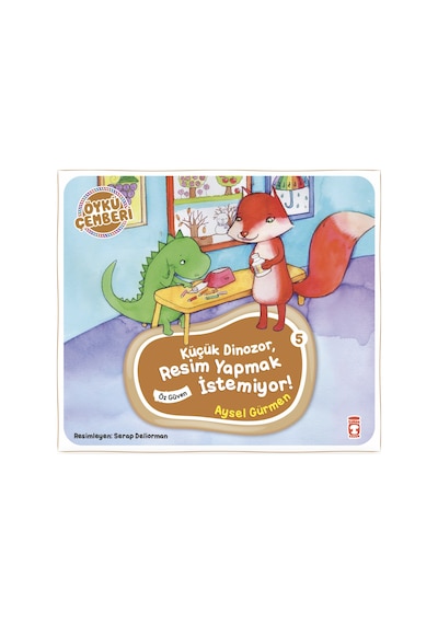 Küçük Dinozor Resim Yapmak Istemiyor - Öykü Çemberi 5