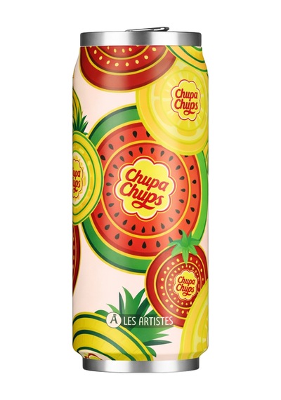 Les Artistes Paris Isı Yalıtımlı Kutu Çelik Termos 500ml Chupa Fruit Renkli