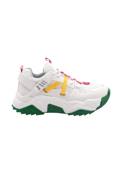 Dgn Kadın Bağcıklı Sneaker Ayakkabı Fuşya