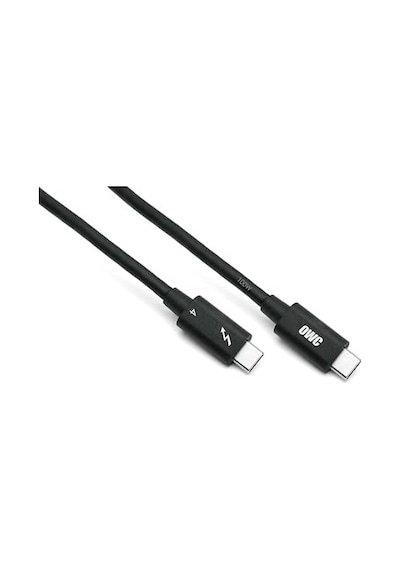 Owc - 2,0 M Thunderbolt 4 / Usb-c Kablosu - Tüm Thunderbolt 3 Ve 4, Usb-c Ve Usb4 Cihazları İçin Tam Fonksiyonel, 40 Gb/s&apos Ye Kadar, 100 Watt, 20 V/5 A, 8k Thunderbolt Veya Usb-c Ekran İle Uyumlu