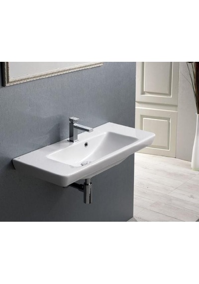 Turkuaz Seramik Cerastyle Porto 85 x 38 CM Etajer Lavabo