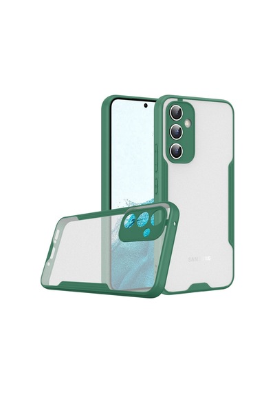 Samsung Galaxy  Uyumlu,  A14 4g Kılıf Platin Silikon - Yeşil