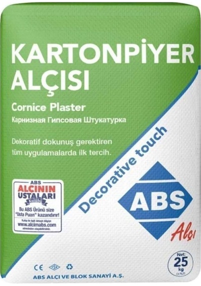 Altınmakas Çabuk Donan Alçı Kartonpiyer Alçı 1 Kg - Pürüzsüz Yüzey