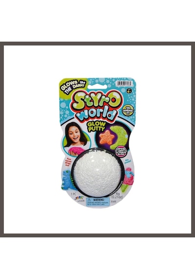 Bezos 1328 Karanlıkta Parlıyor Glow Putty Nxrlvng Çok Renkli