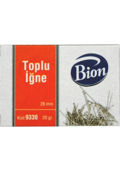 Mas 9330 Bion Toplu İğne 20 Gr 28 Mm 10 Kutu