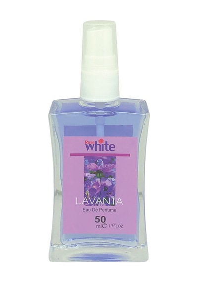 Rose White Ahşap Kutulu Lavanta Kadın Parfümü EDP 50 ML