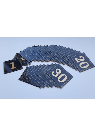 Kapı Numarası 5.5x6.5 Kendinden Yapışkanlı No:1 Den 30’A