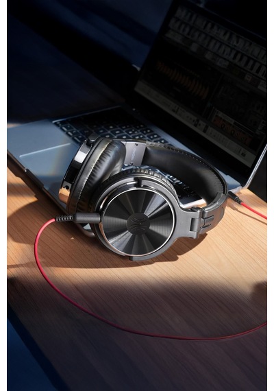 Pro 10 Yüksek Çözünürlüklü Hi-res Stüdyo Kayıt Ve Miksaj Dj Stereo Kablolu Kulak Üstü Kulaklık