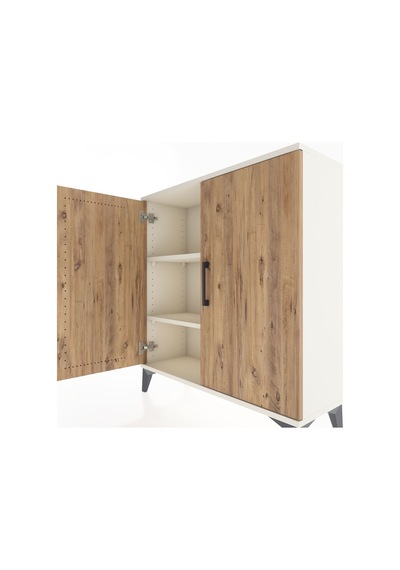 Arges Şifonyer 2 Raflı 2 Kapaklı 88x30x96 Aytaşı-çam Aytaşı