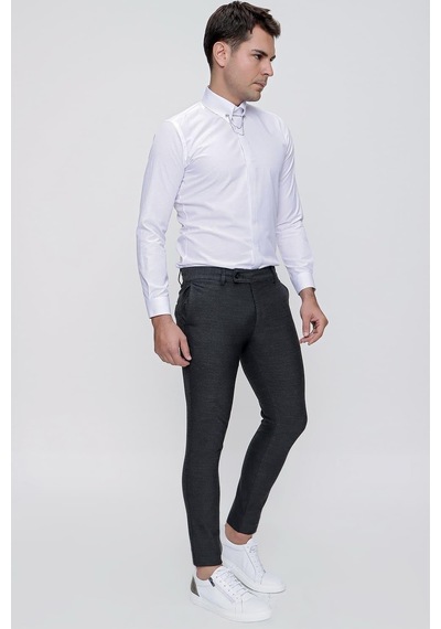 Efor P 1086 Slim Fit Antrasit Spor Pantolon Antrasit