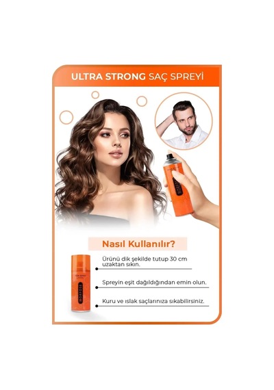 Tedar Ultra Strong Saç Spreyi 75 Ml - Güçlü Tutuş - Mrfs Najmaddin