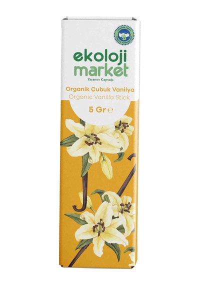 Organik Glutensiz Vanilya Çubuğu 5 Gr.