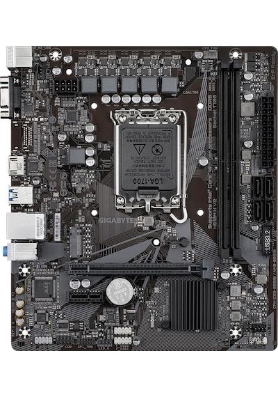 Gıgabyte H610m H V2 Ddr5 5600mhz Oc Hdmı M.2 Matx 1700p