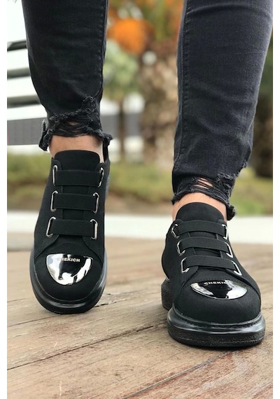 Ch251 Sst Mirror Suede Erkek Ayakkabı Sıyah Çok Renkli